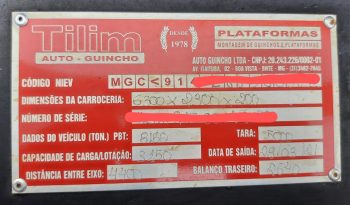 M. Benz Accelo 815 Plataforma Guincho full